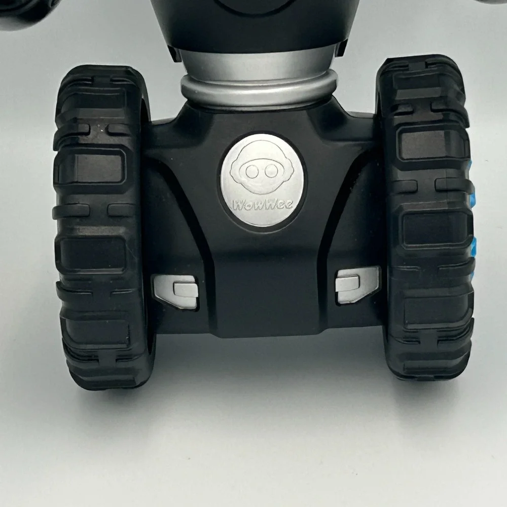 MIP WowWee Toy Coding Rolling Robot 0820 Black/Silver‎ Smart App -Works! 2013